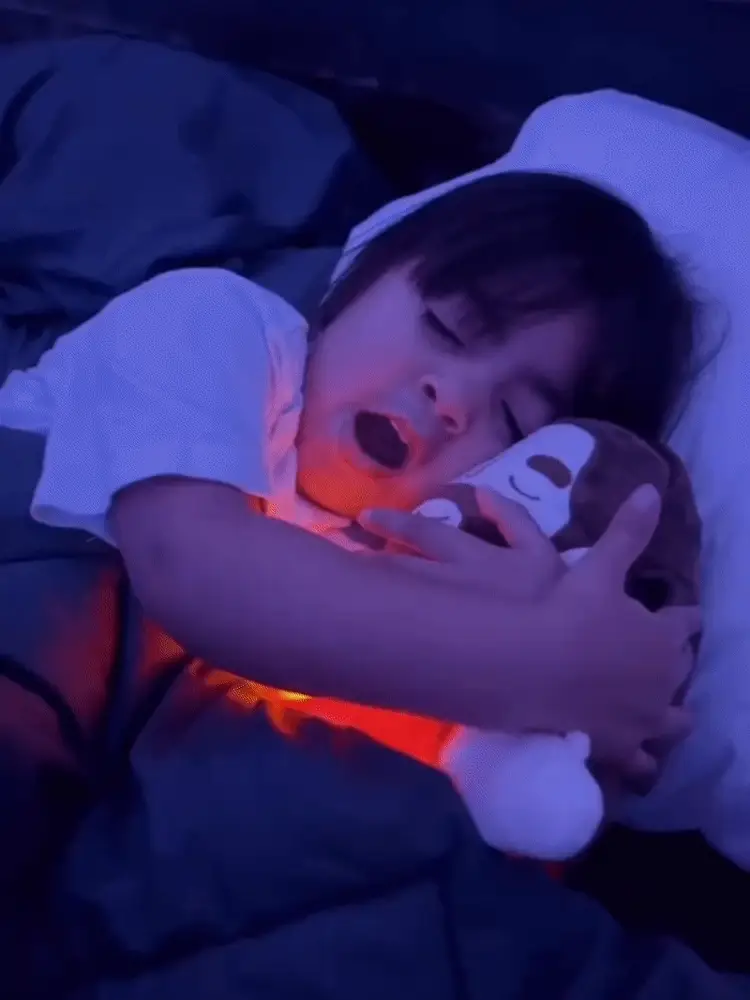 Pelúcia de Maria — respirando